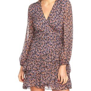 1. State Floral Lace Wrap Dress D4